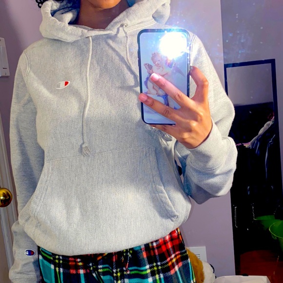 Grey Chanpion hoodie